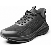 Panelled Mesh Road Running Shoes in Black