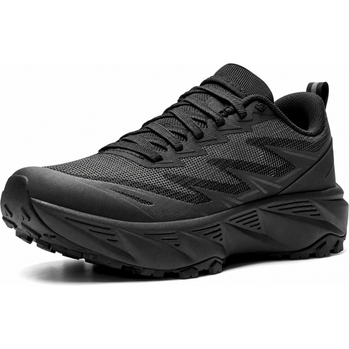 Reinforced Toe Mesh Trail Shoes in Black
